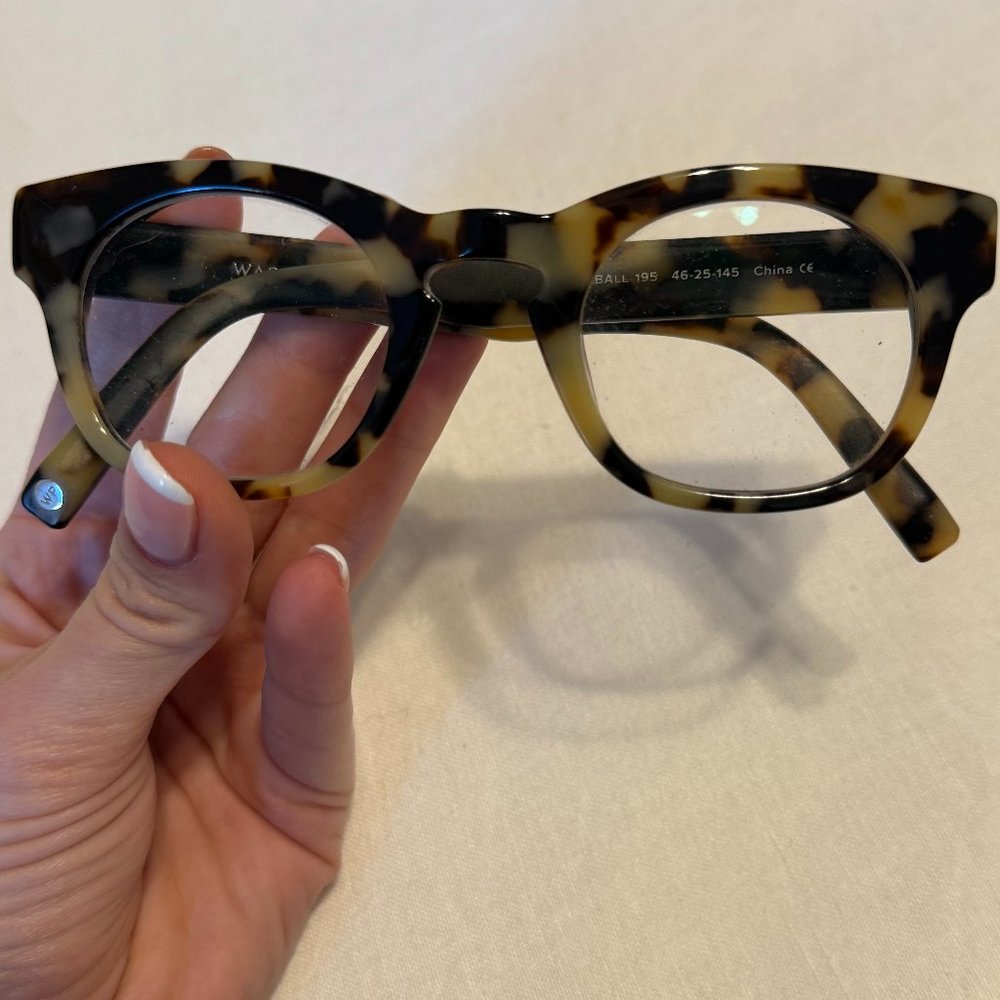 Warby Parker Kimball Marzipan Tortoise Glasses